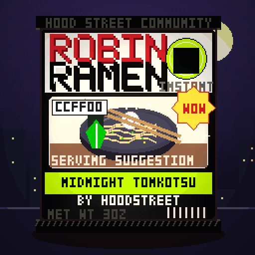 Robin Ramen #113 — Midnight Tonkotsu · Twin Pack