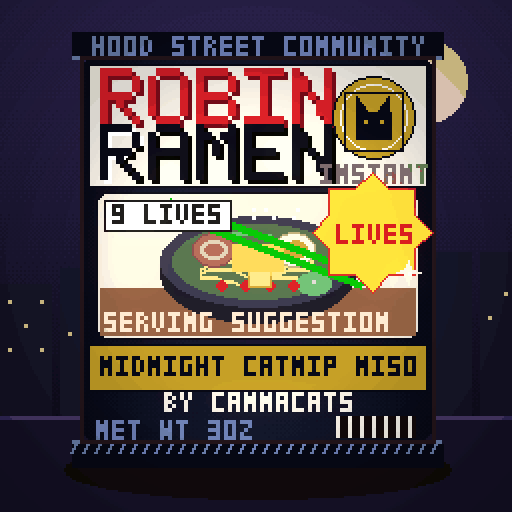 Robin Ramen #114 — Midnight Catnip Miso · Big Bowl