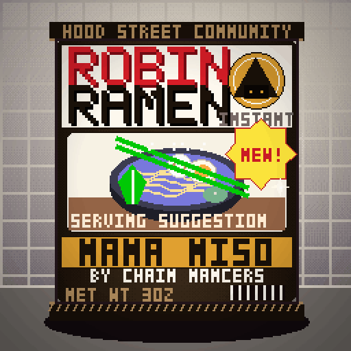 Robin Ramen #124 — Mana Miso · Extra Spicy