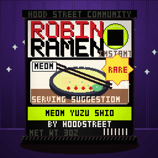 Robin Ramen #161 — Neon Yuzu Shio · Twin Pack