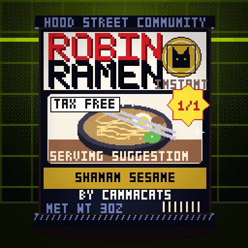 Robin Ramen #184 — Shaman Sesame · Family Size