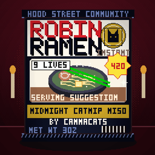 Robin Ramen #197 — Midnight Catnip Miso · Classic