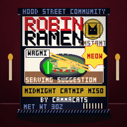 Robin Ramen #239 — Midnight Catnip Miso · Twin Pack