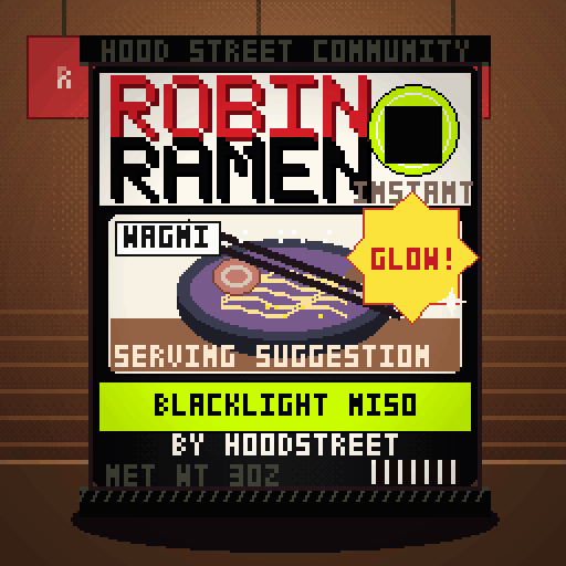 Robin Ramen #252 — Blacklight Miso · Twin Pack