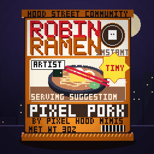 Robin Ramen #334 — Pixel Pork · Cup Edition