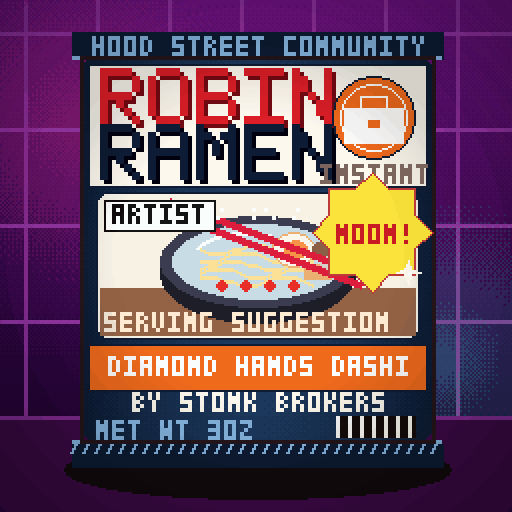 Robin Ramen #041 — Diamond Hands Dashi · Limited Run