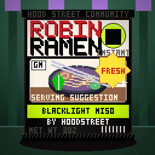 Robin Ramen #048 — Blacklight Miso · Classic