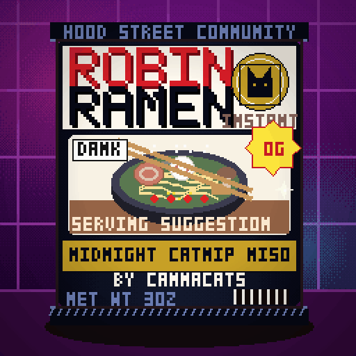 Robin Ramen #051 — Midnight Catnip Miso · Export