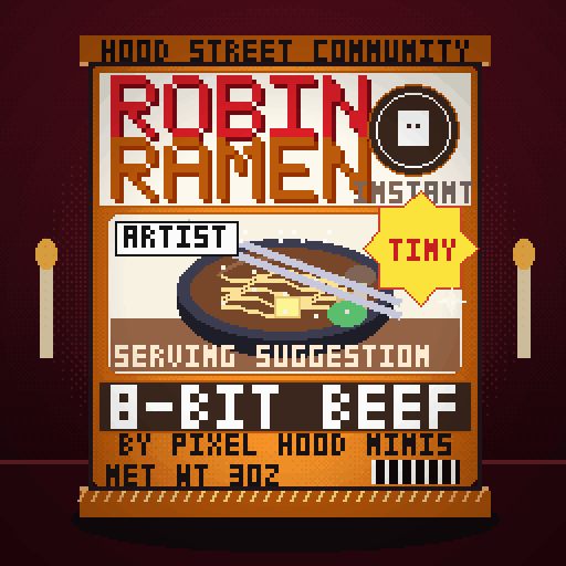 Robin Ramen #053 — 8-Bit Beef · Limited Run