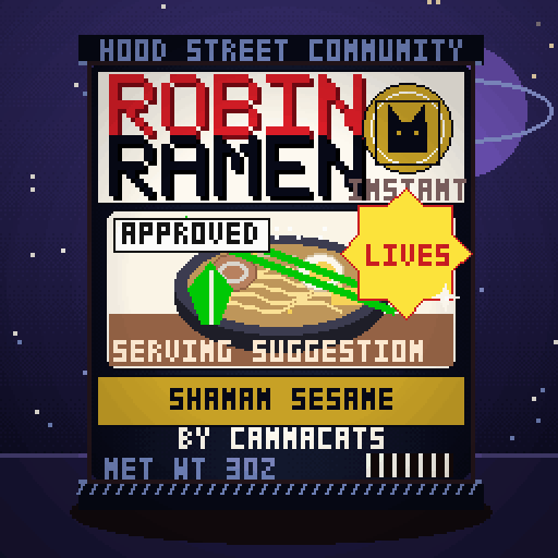 Robin Ramen #054 — Shaman Sesame · Classic