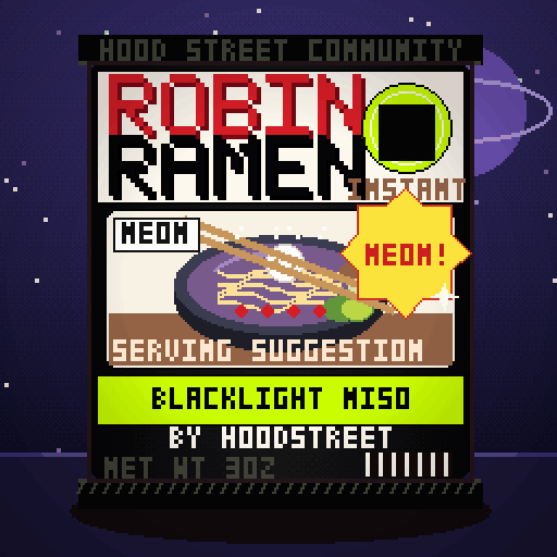 Robin Ramen #055 — Blacklight Miso · Cup Edition