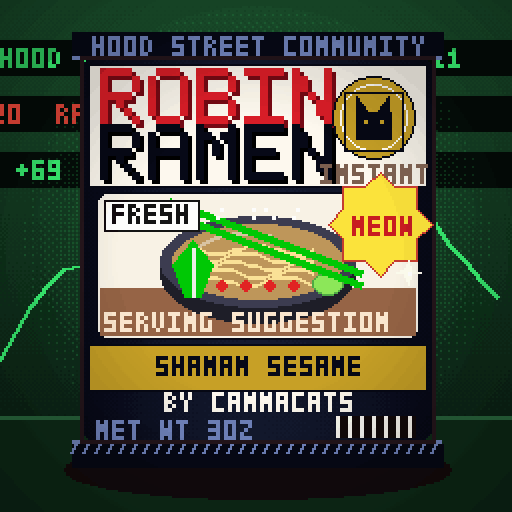 Robin Ramen #075 — Shaman Sesame · Twin Pack