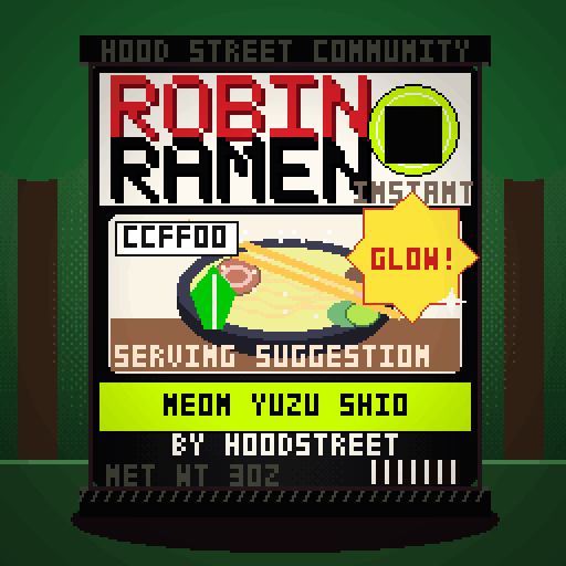 Robin Ramen #009 — Neon Yuzu Shio · Extra Spicy