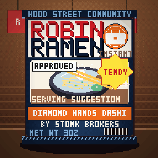 Robin Ramen #090 — Diamond Hands Dashi · Extra Spicy