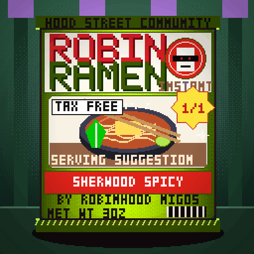 Robin Ramen #096 — Sherwood Spicy · Cup Edition