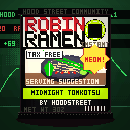 Robin Ramen #097 — Midnight Tonkotsu · Extra Spicy