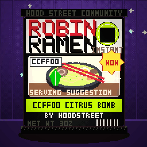 Robin Ramen #099 — Ccff00 Citrus Bomb · Twin Pack